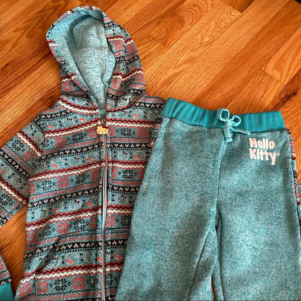 Girls 4t Hello Kitty Sweat Suit